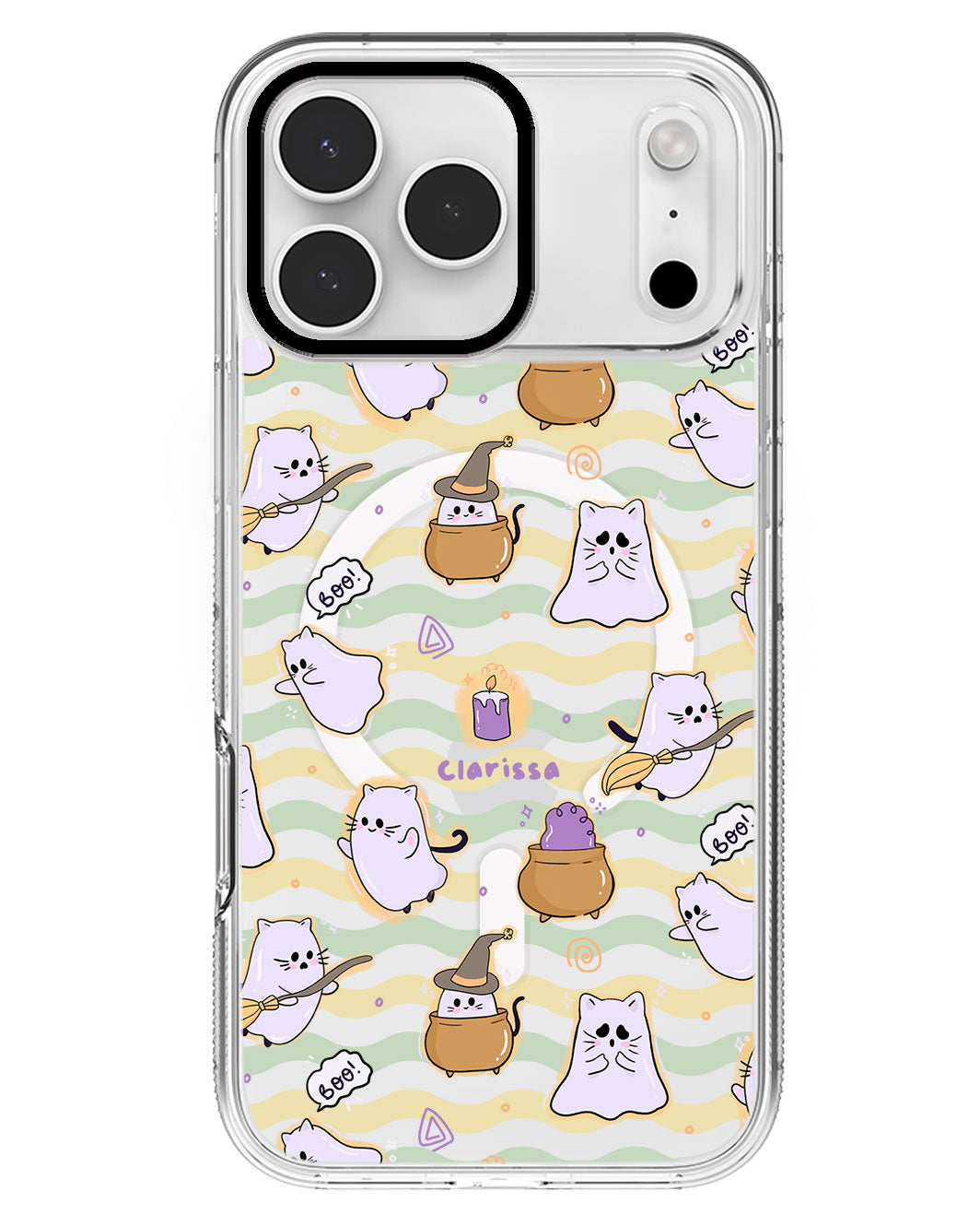 iPhone Rearguard MagSwap - Spooky Cat