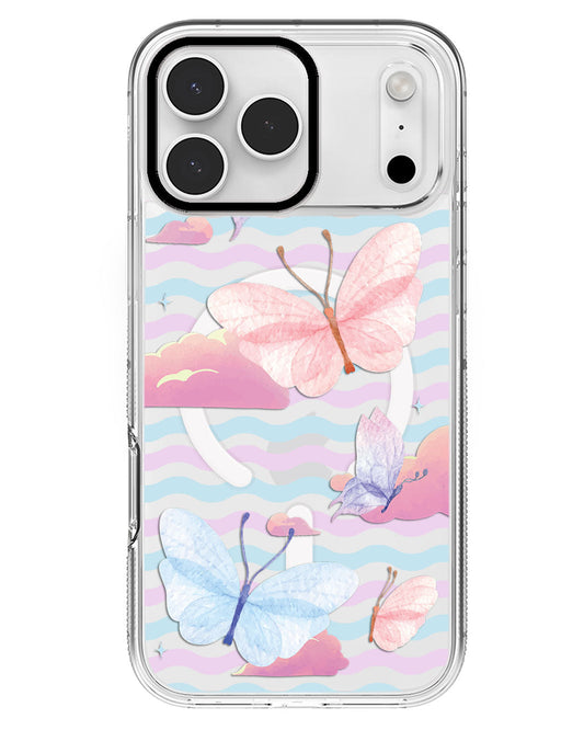 iPhone Rearguard MagSwap - Butterfly & Clouds