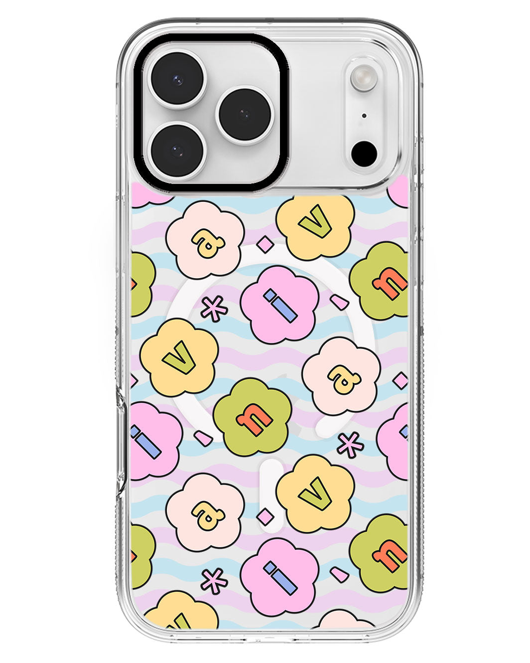 iPhone Rearguard MagSwap - CUSTOM MONOGRAM 3.0 Flower Petals 1.0