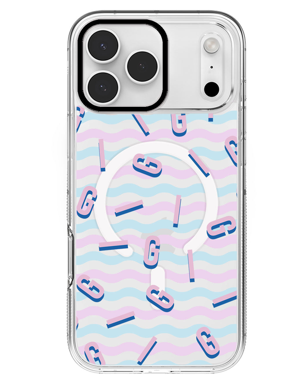 iPhone Rearguard MagSwap - CUSTOM MONOGRAM 1.0 Cotton Candy