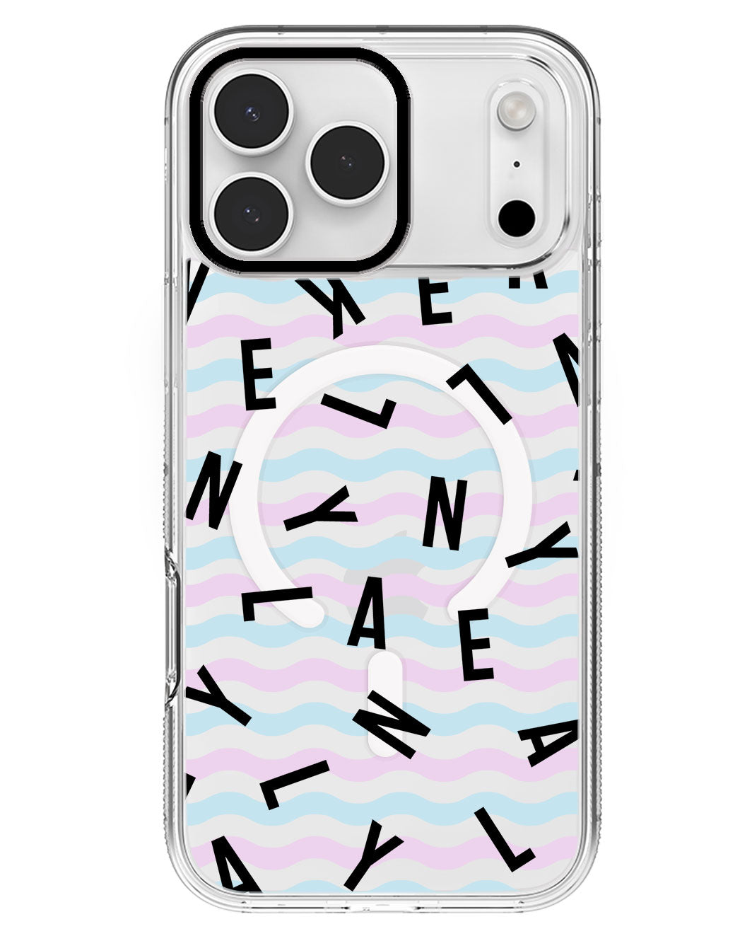 iPhone Rearguard MagSwap - CUSTOM MONOGRAM 2.0 Noir