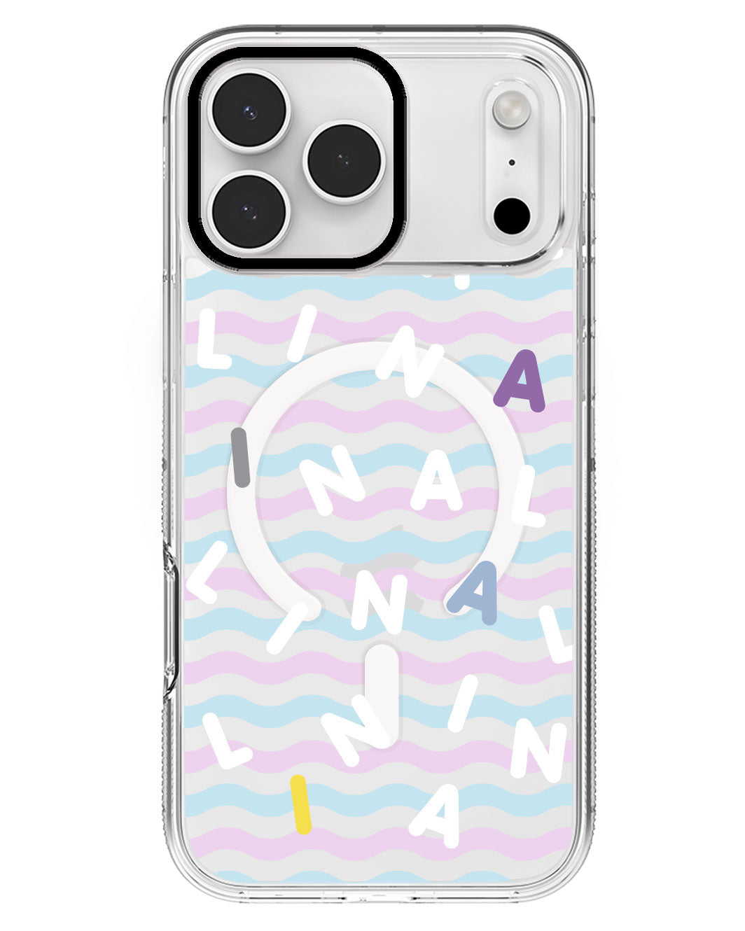 iPhone Rearguard MagSwap - CUSTOM MONOGRAM 2.0 White