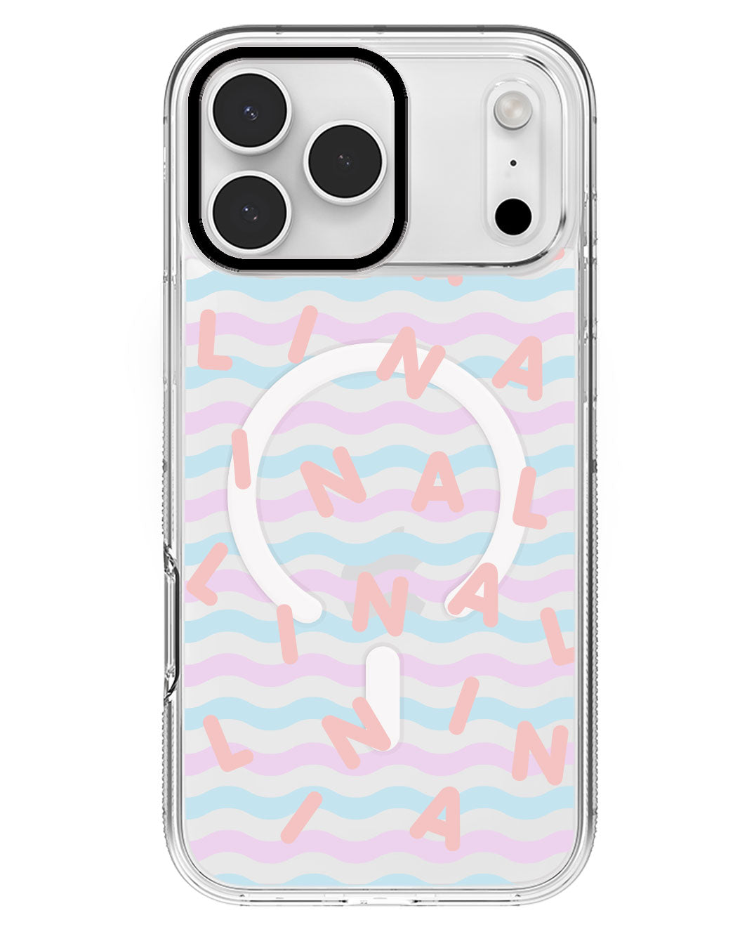iPhone Rearguard MagSwap - CUSTOM MONOGRAM 2.0 Rosewater