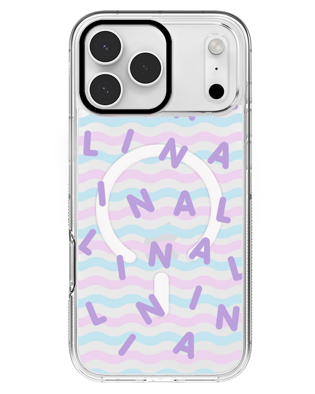 iPhone Rearguard MagSwap - CUSTOM MONOGRAM 2.0 Lilac