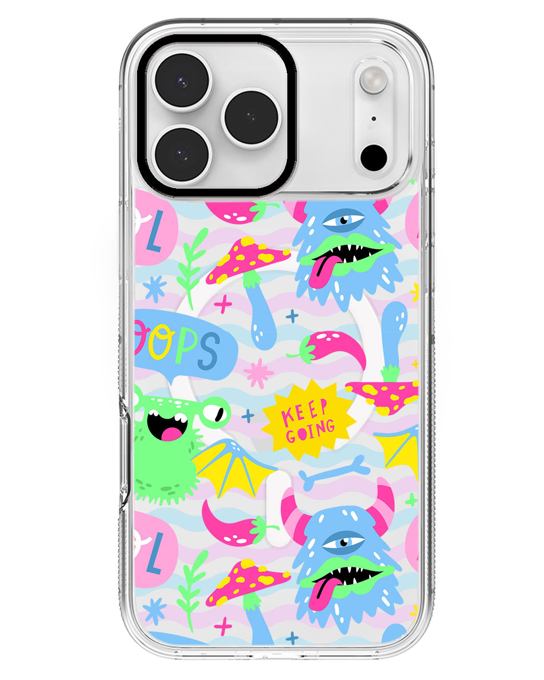 iPhone Rearguard MagSwap - Monster Say Keep Going