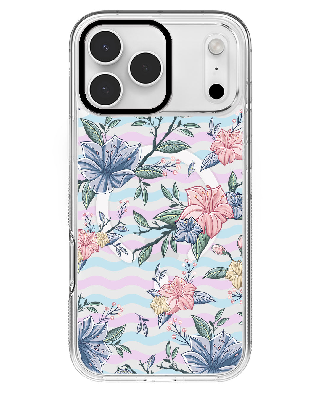 iPhone Rearguard MagSwap - Pink & Blue Floral