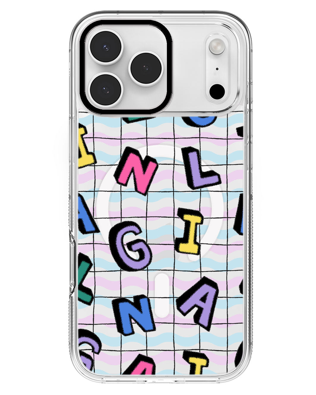 iPhone Rearguard MagSwap - Playful Monogram 2.0