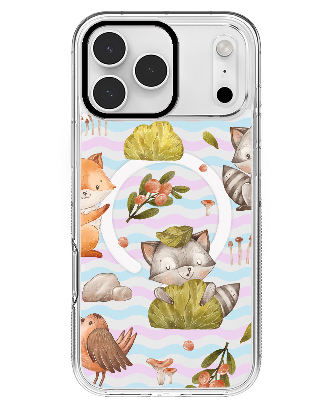 iPhone Rearguard MagSwap - Racoon and Friends