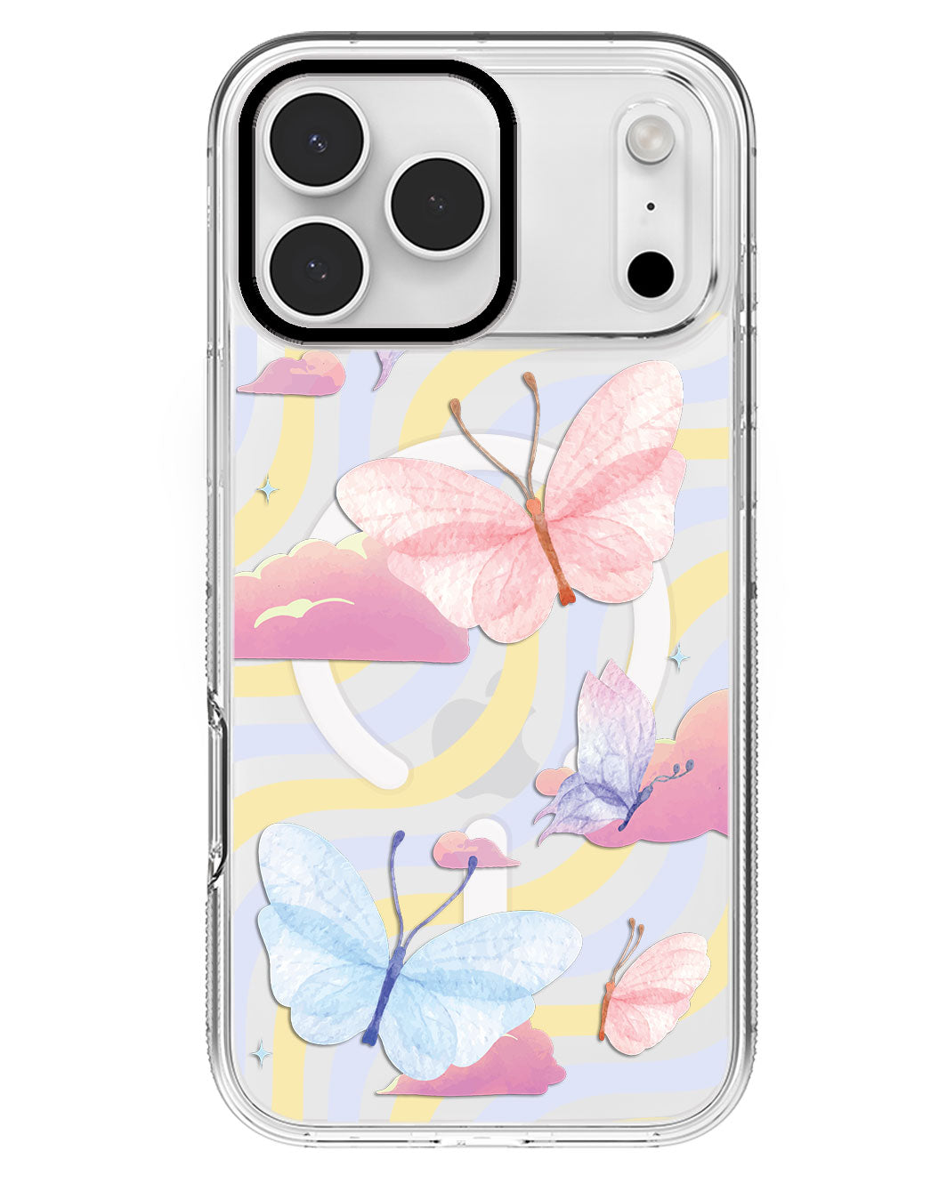 iPhone Rearguard MagSwap - Butterfly & Clouds