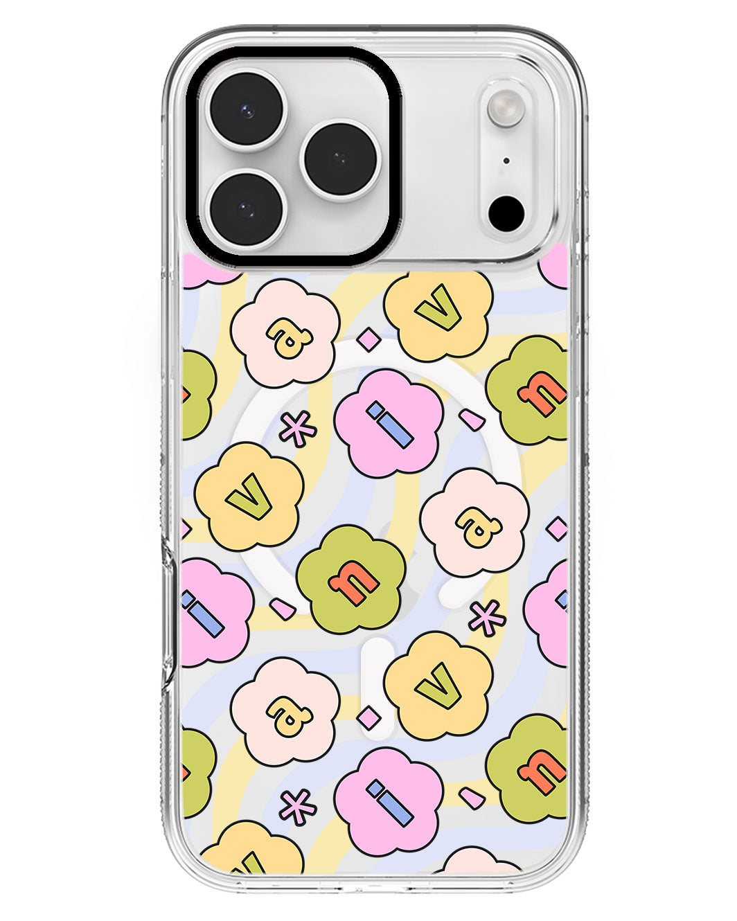 iPhone Rearguard MagSwap - CUSTOM MONOGRAM 3.0 Flower Petals 1.0