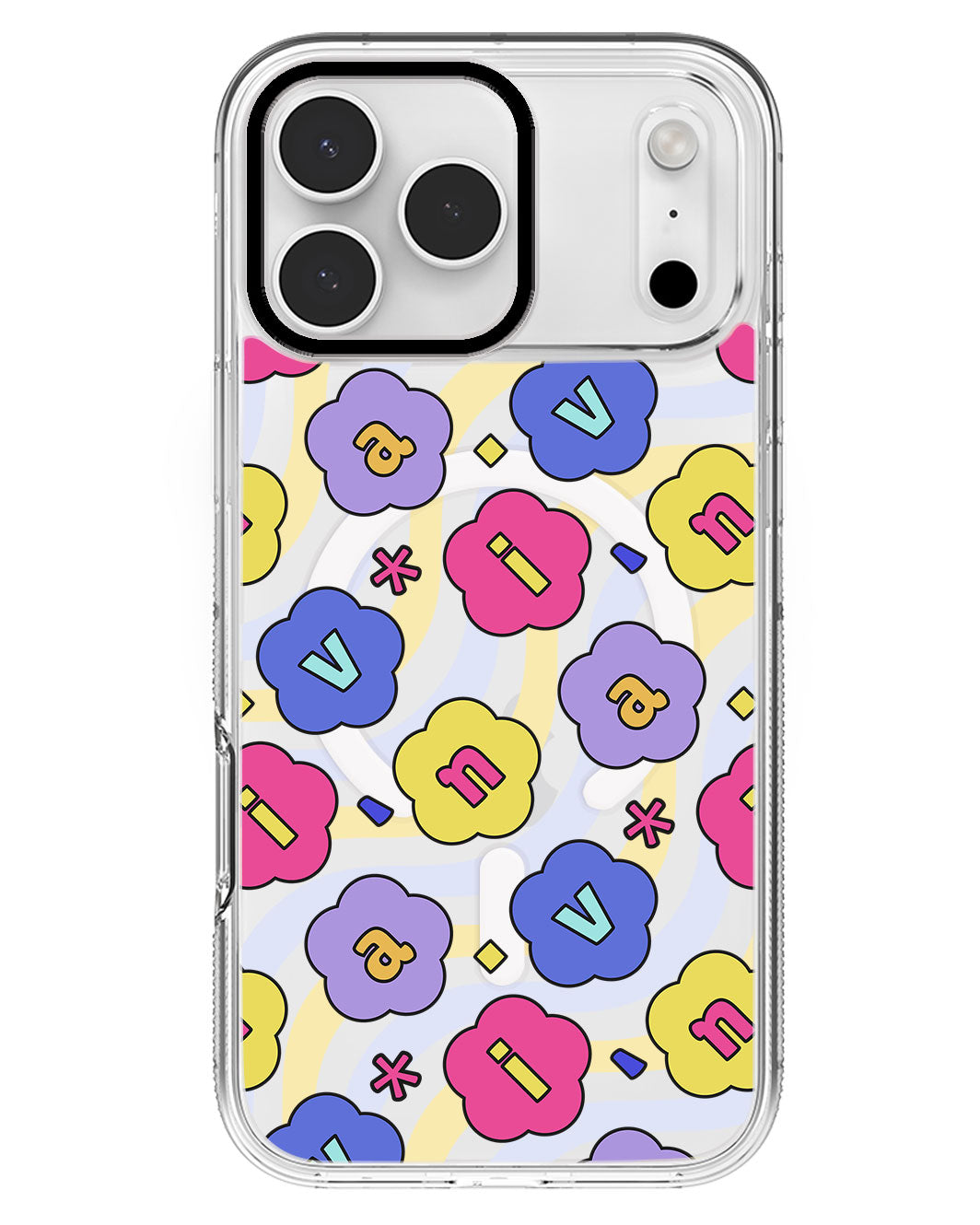 iPhone Rearguard MagSwap - CUSTOM MONOGRAM 3.0 Flower Petals 2.0