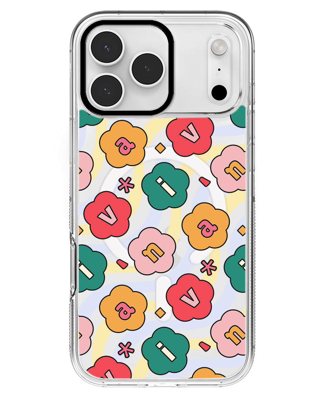 iPhone Rearguard MagSwap - CUSTOM MONOGRAM 3.0 Flower Petals 3.0