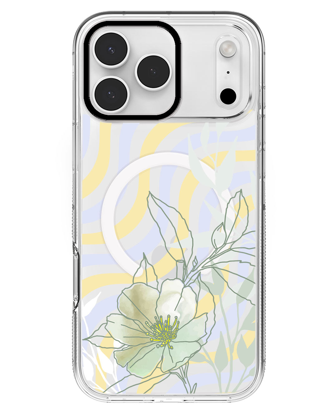 iPhone Rearguard MagSwap - Greenmint Lily