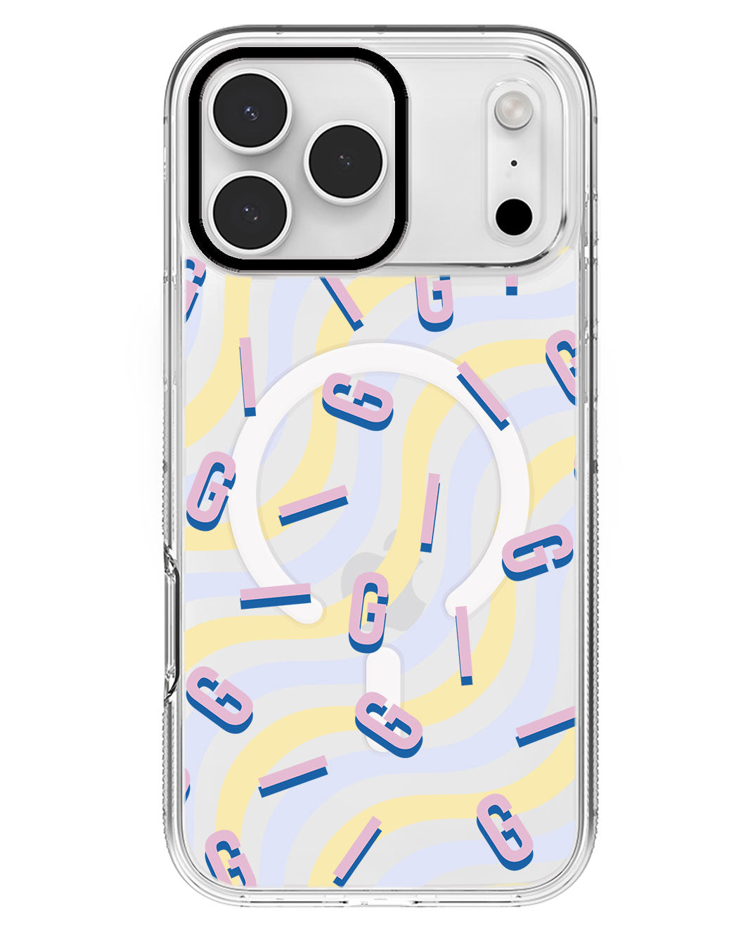 iPhone Rearguard MagSwap - CUSTOM MONOGRAM 1.0 Cotton Candy