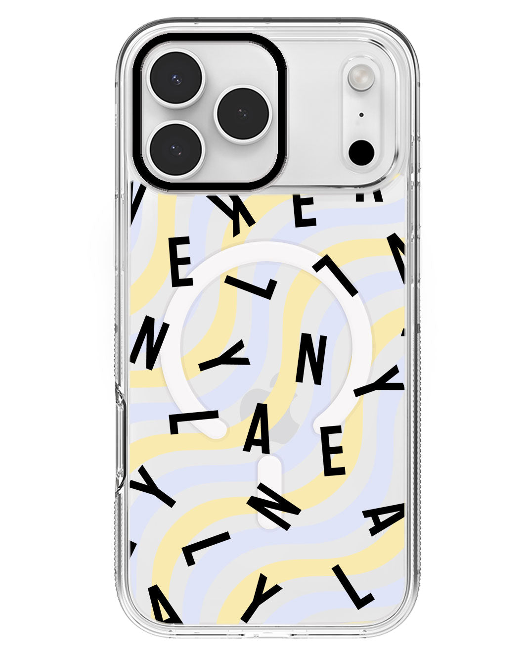 iPhone Rearguard MagSwap - CUSTOM MONOGRAM 2.0 Noir