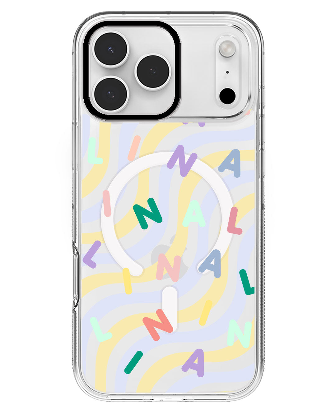iPhone Rearguard MagSwap - CUSTOM MONOGRAM 2.0 Rainbow