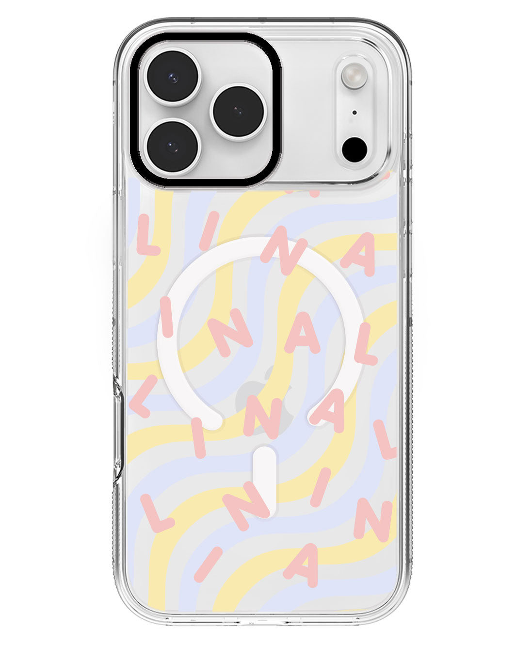 iPhone Rearguard MagSwap - CUSTOM MONOGRAM 2.0 Rosewater