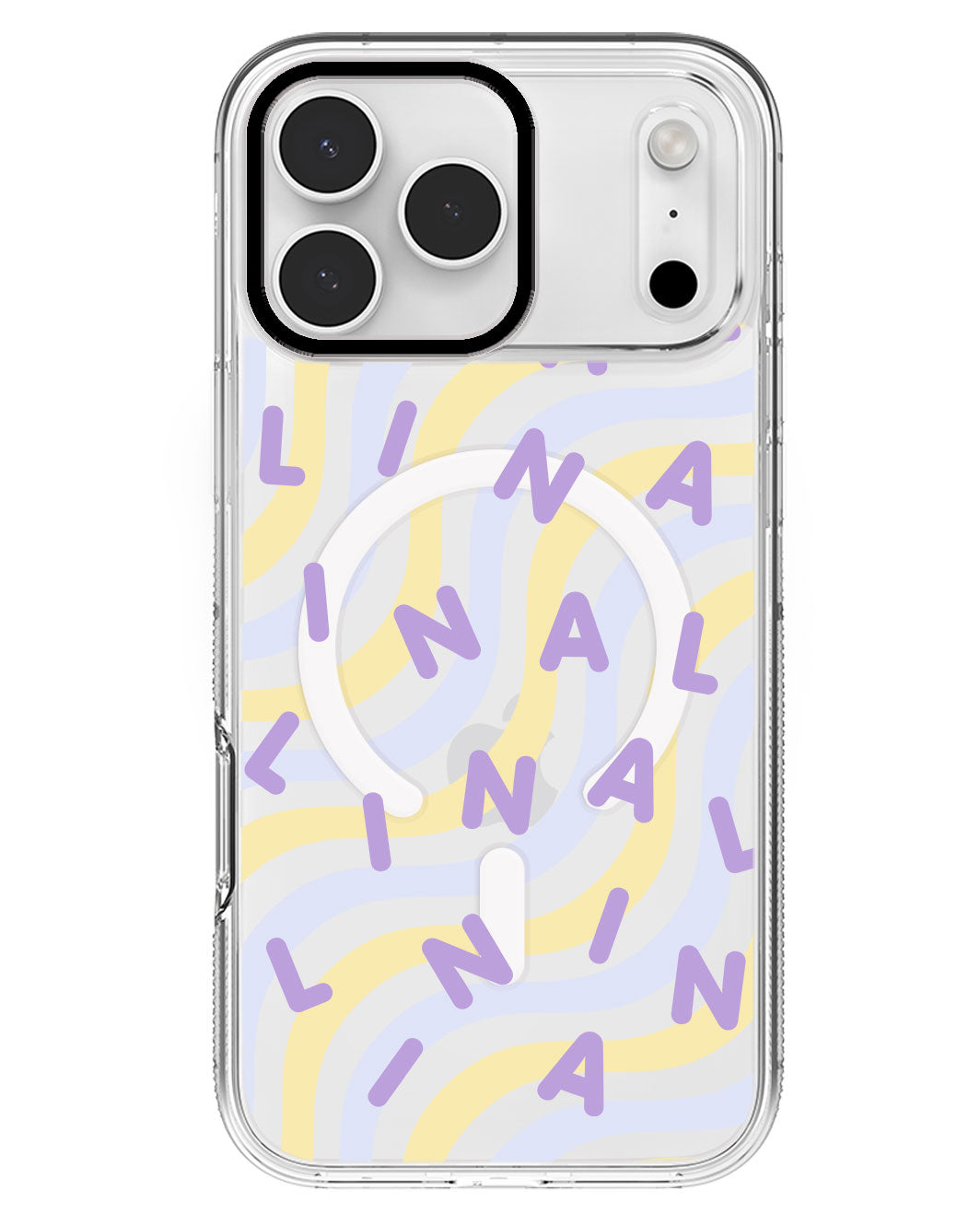 iPhone Rearguard MagSwap - CUSTOM MONOGRAM 2.0 Lilac