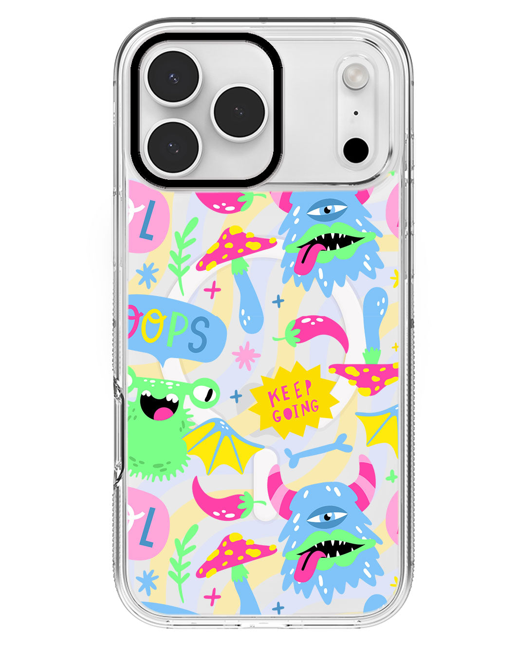 iPhone Rearguard MagSwap - Monster Say Keep Going