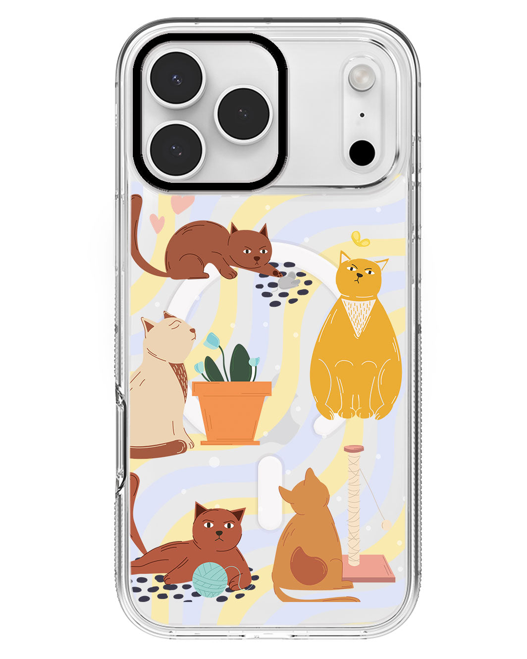 iPhone Rearguard MagSwap - Playful Cat