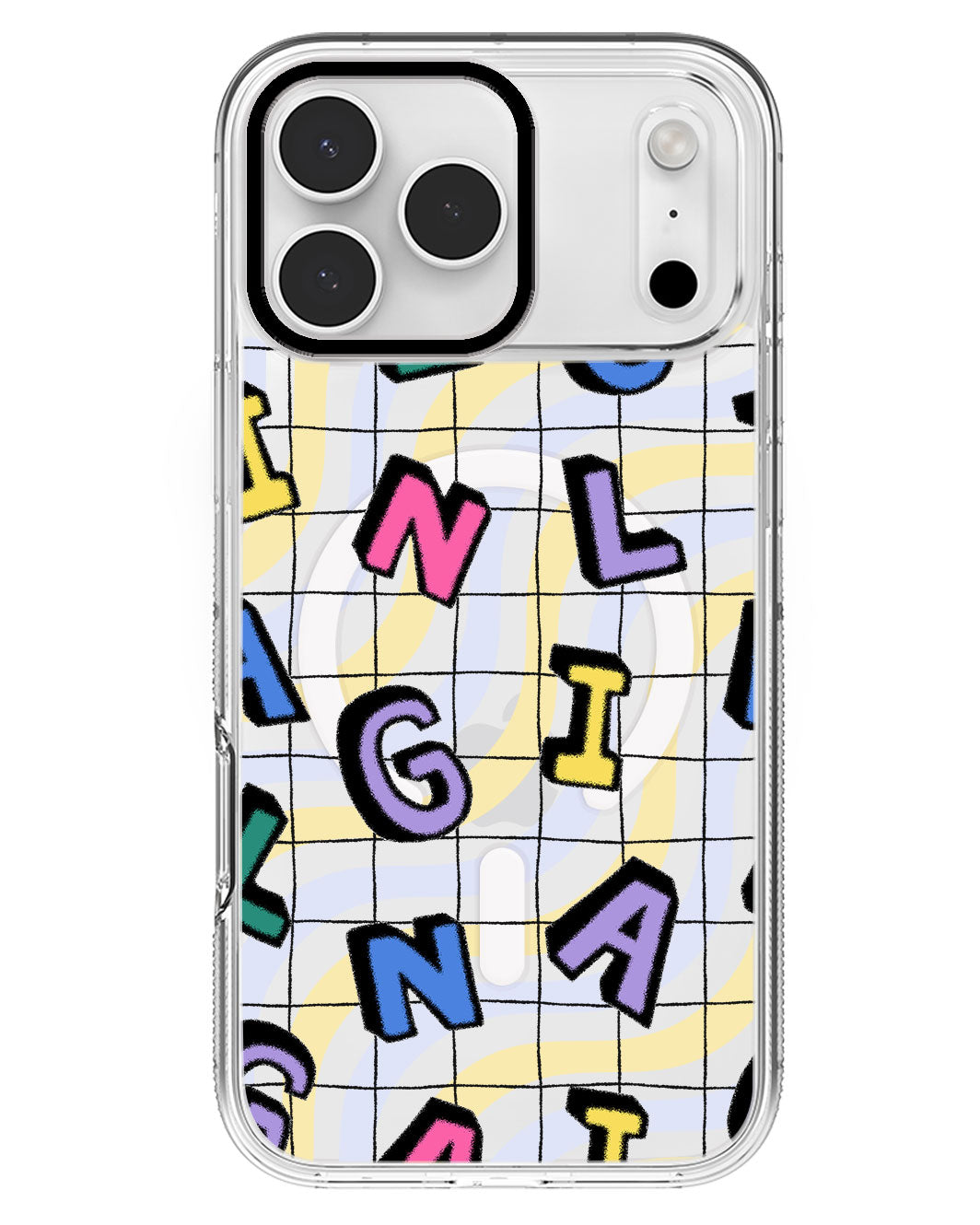 iPhone Rearguard MagSwap - Playful Monogram 2.0