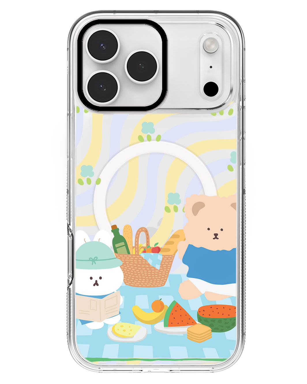 iPhone Rearguard MagSwap - Picnic Bear Blue