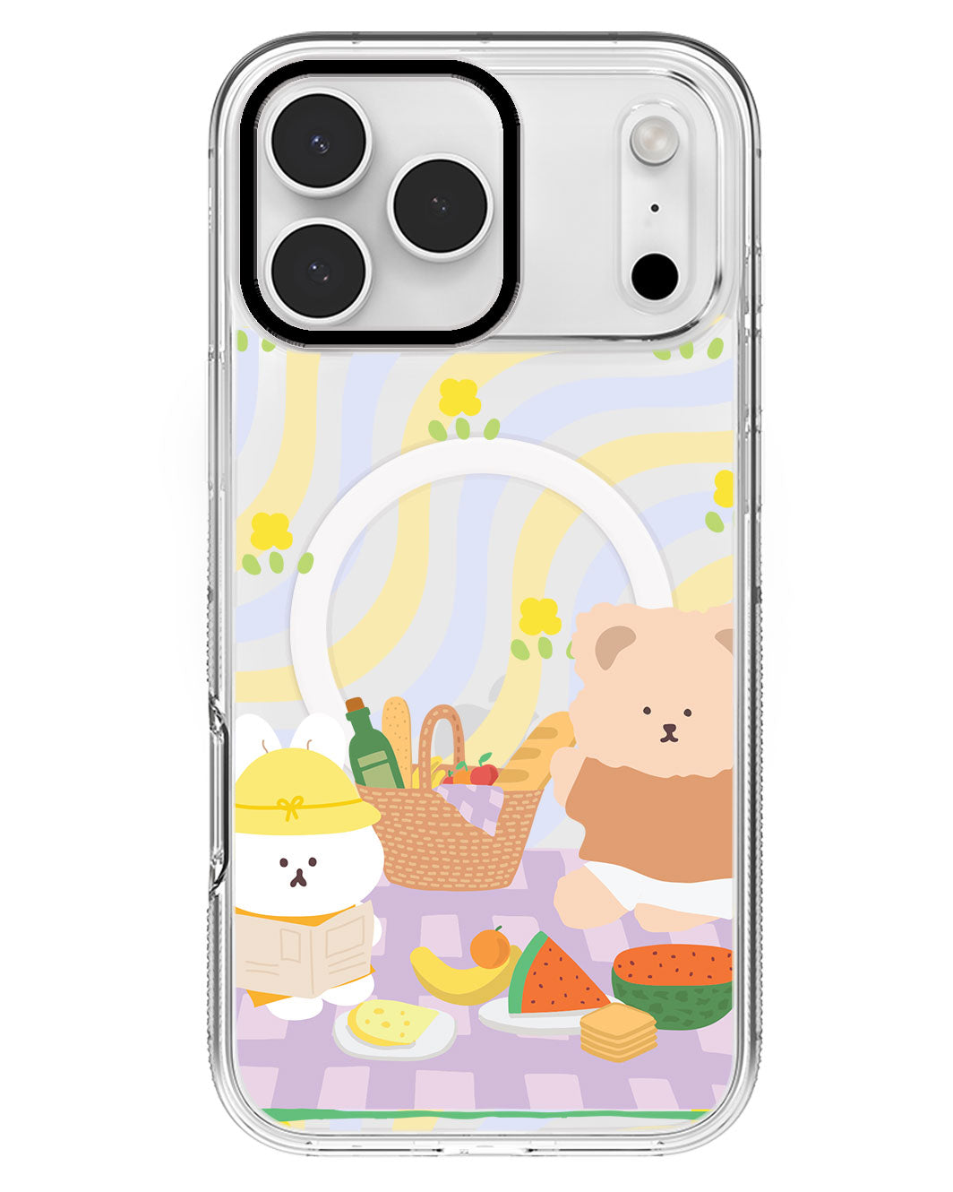 iPhone Rearguard MagSwap - Picnic Bear Lilac