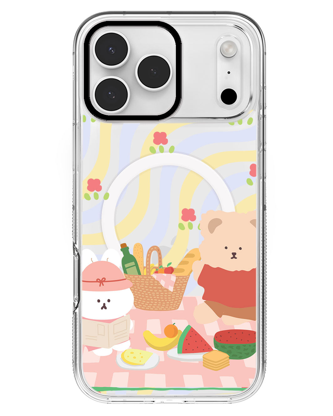 iPhone Rearguard MagSwap - Picnic Bear Pink