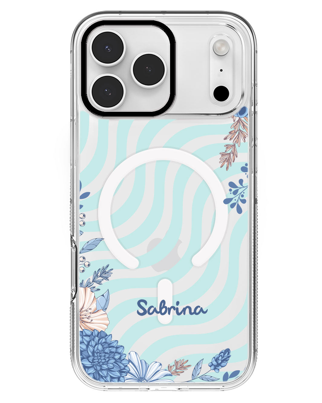 iPhone Rearguard MagSwap - Blue Florals