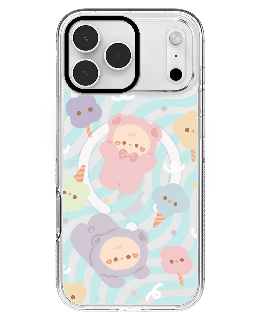 iPhone Rearguard MagSwap - Cotton Teddy