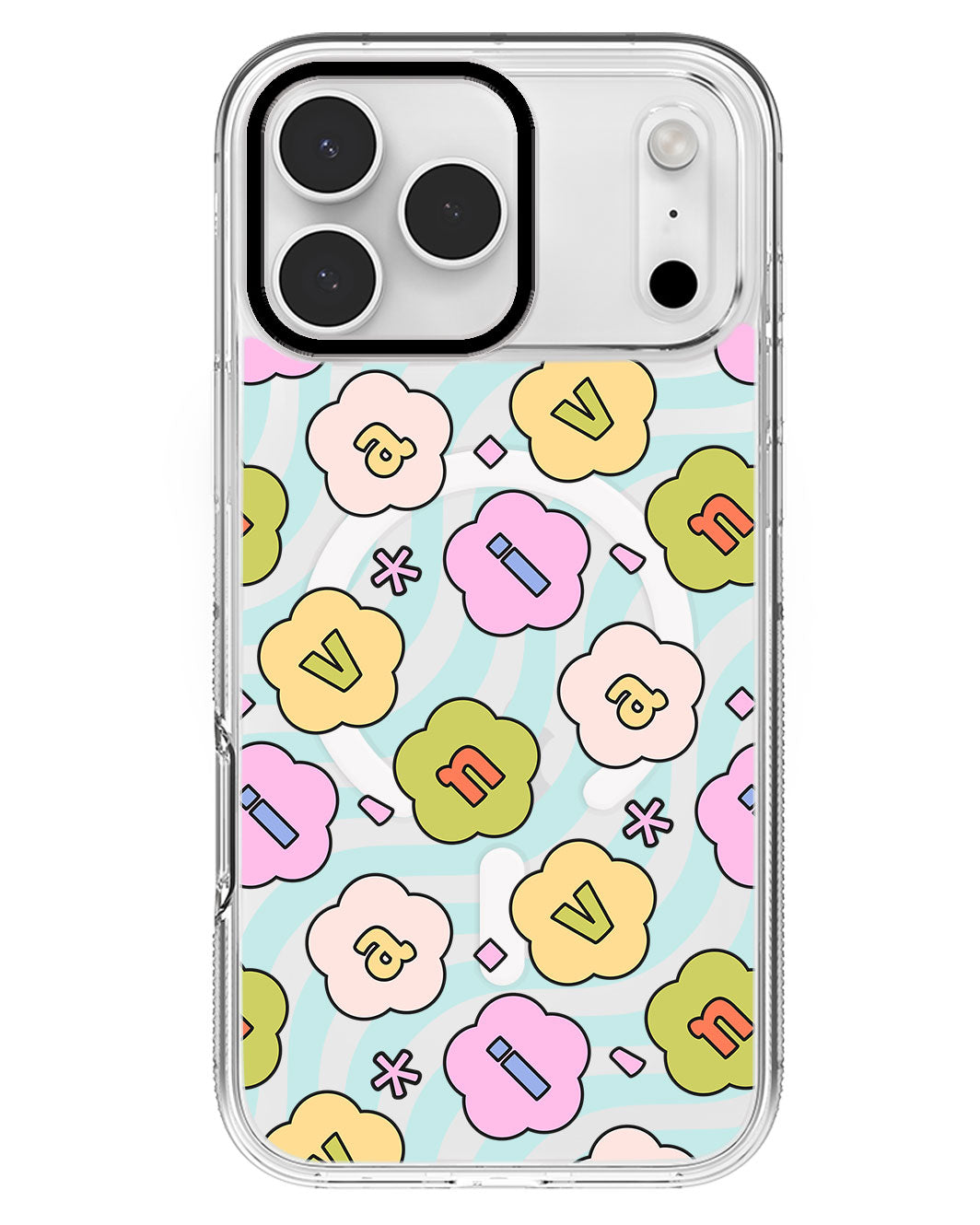 iPhone Rearguard MagSwap - CUSTOM MONOGRAM 3.0 Flower Petals 1.0