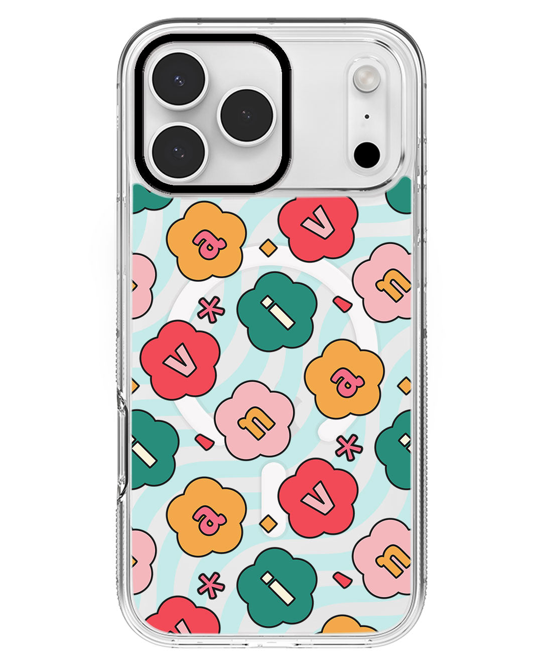 iPhone Rearguard MagSwap - CUSTOM MONOGRAM 3.0 Flower Petals 3.0