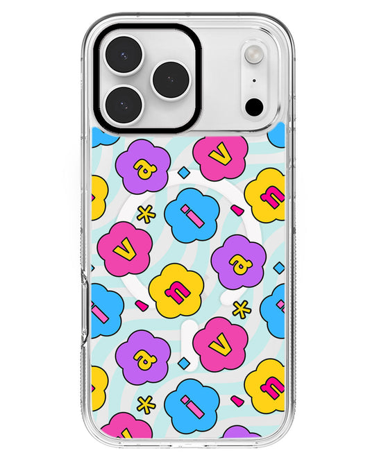 iPhone Rearguard MagSwap - CUSTOM MONOGRAM 3.0 Flower Petals 4.0