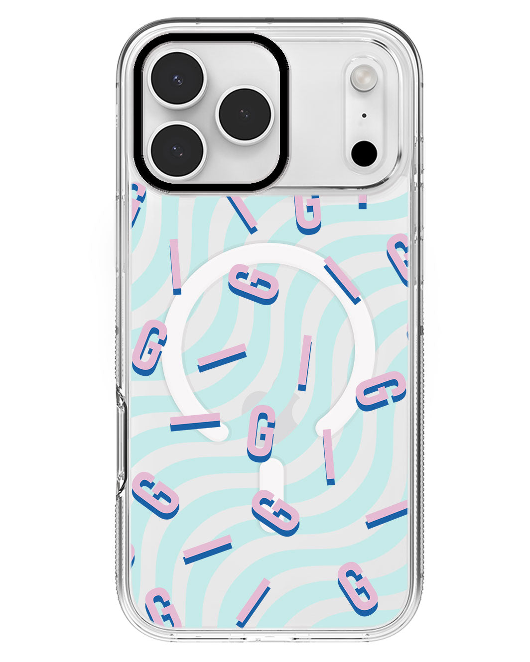 iPhone Rearguard MagSwap - CUSTOM MONOGRAM 1.0 Cotton Candy