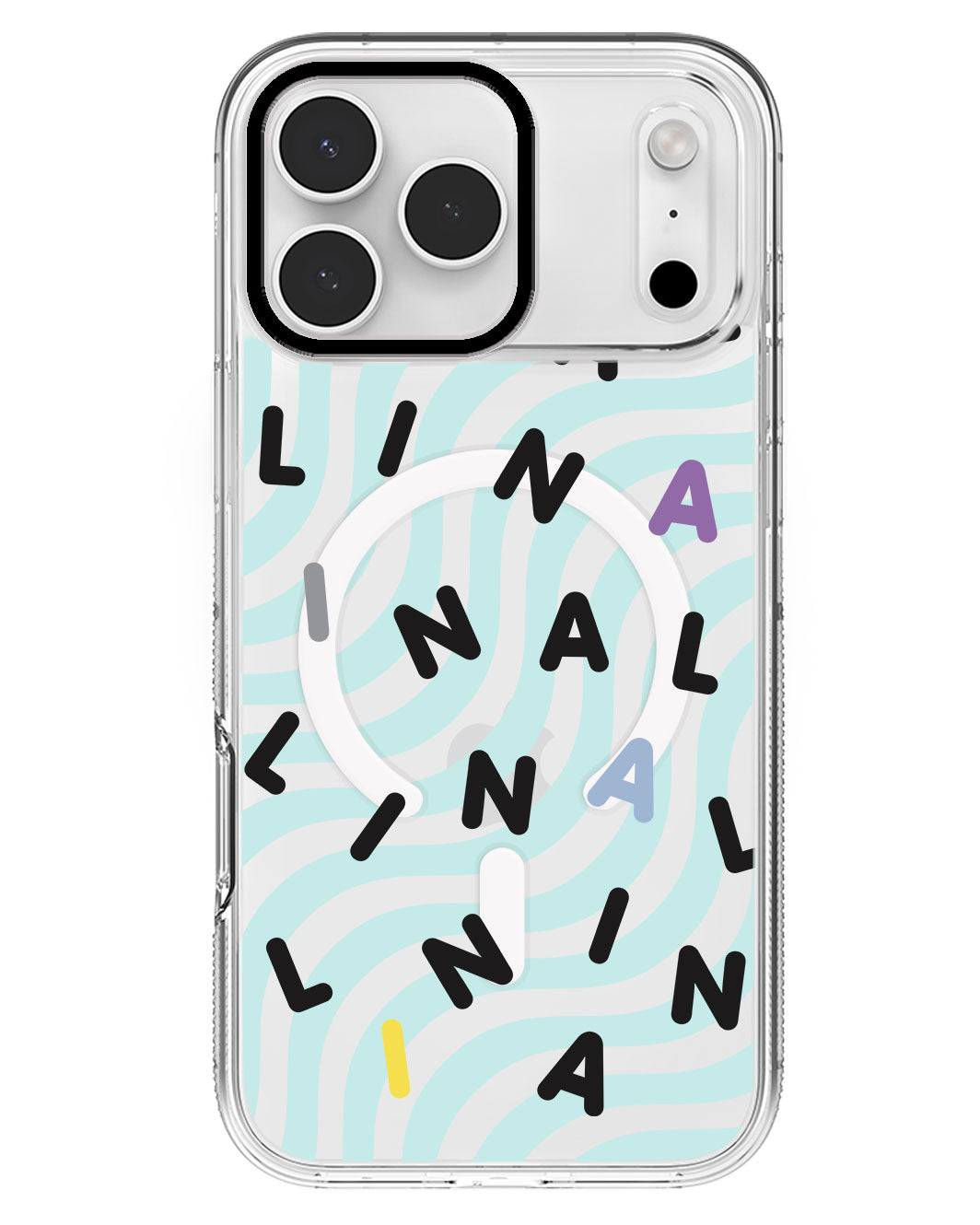 iPhone Rearguard MagSwap - CUSTOM MONOGRAM 2.0 Black