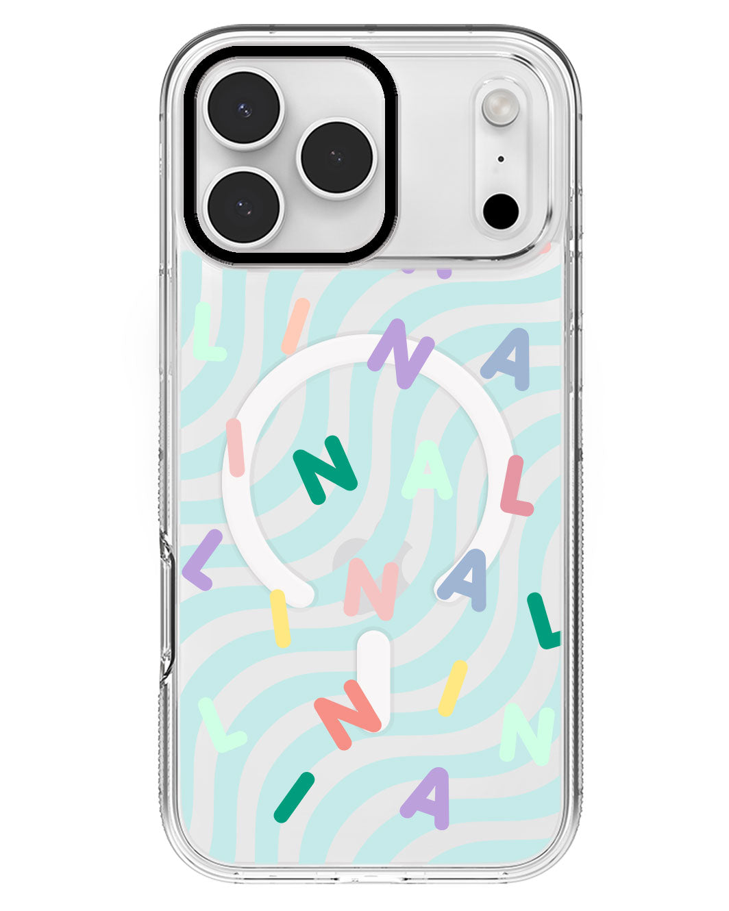 iPhone Rearguard MagSwap - CUSTOM MONOGRAM 2.0 Rainbow