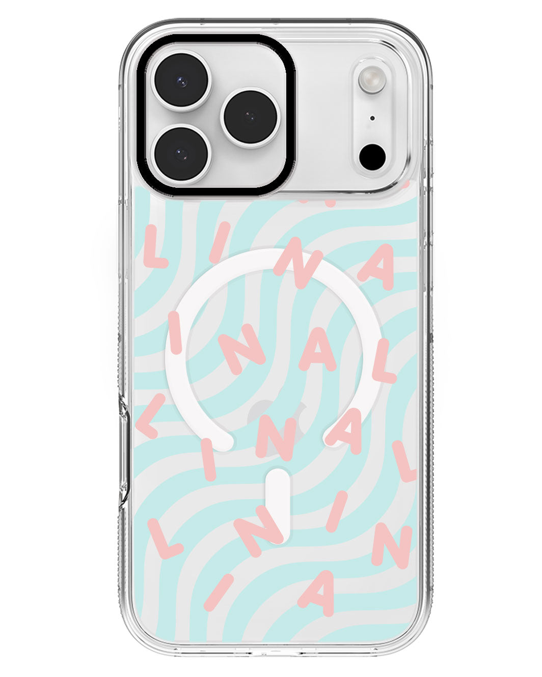 iPhone Rearguard MagSwap - CUSTOM MONOGRAM 2.0 Rosewater