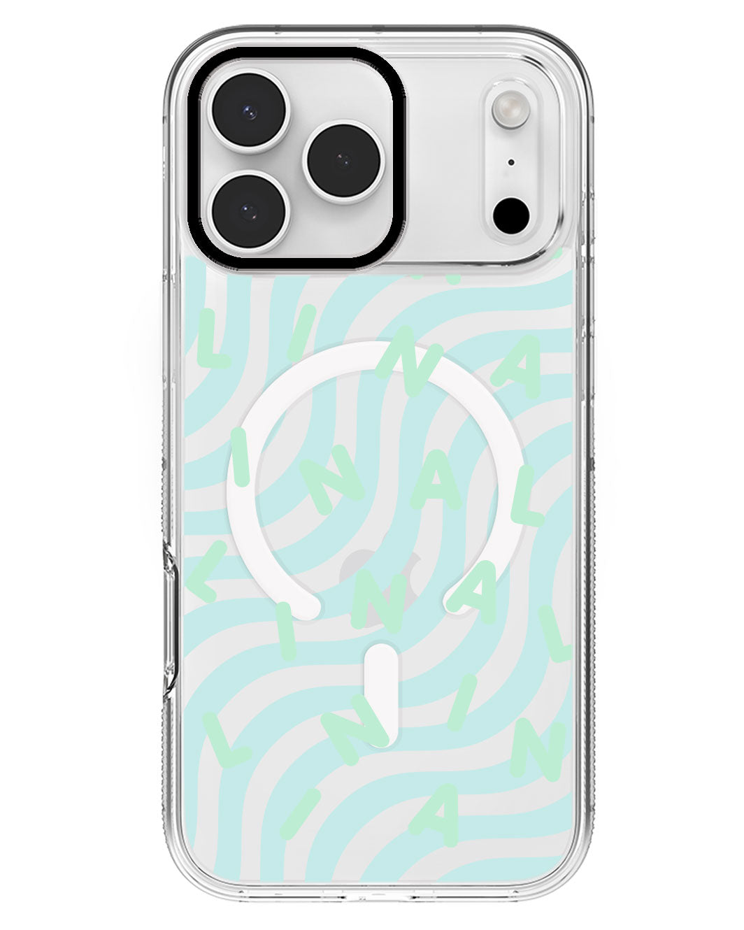 iPhone Rearguard MagSwap - CUSTOM MONOGRAM 2.0 Tosca