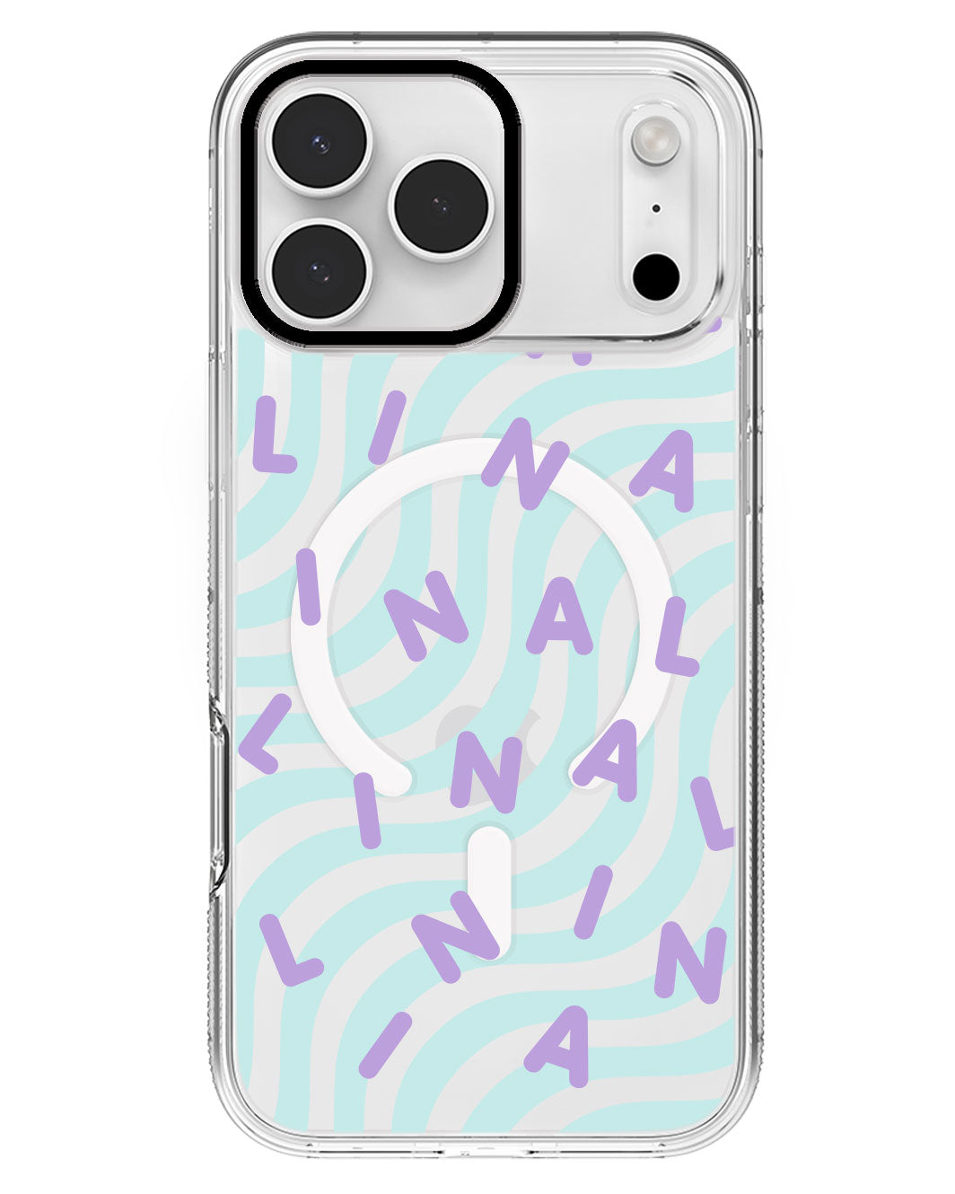 iPhone Rearguard MagSwap - CUSTOM MONOGRAM 2.0 Lilac