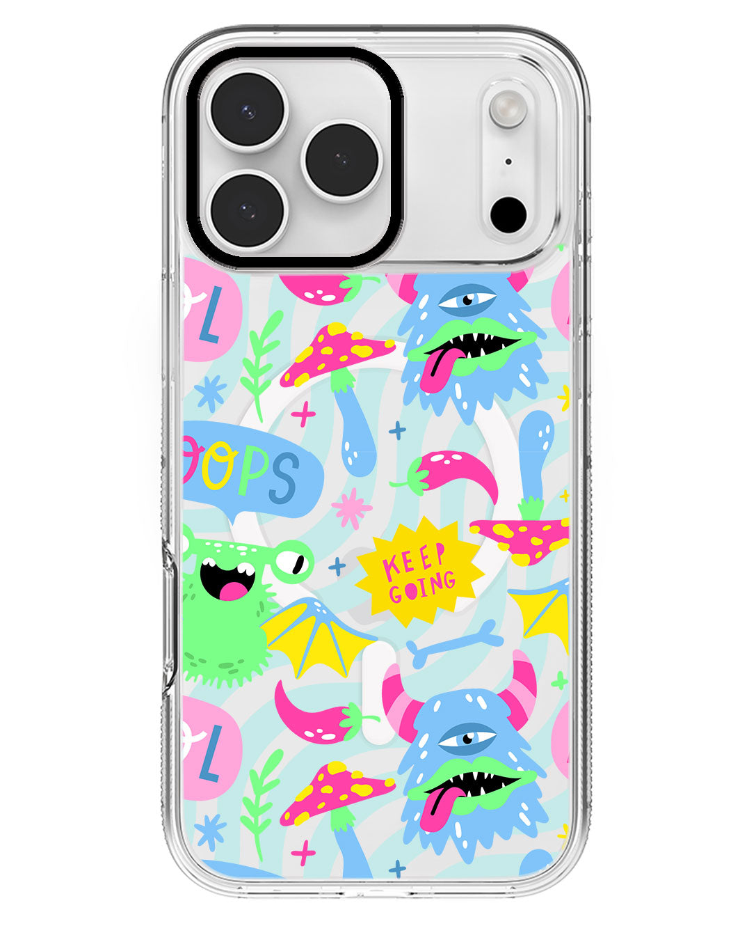 iPhone Rearguard MagSwap - Monster Say Keep Going
