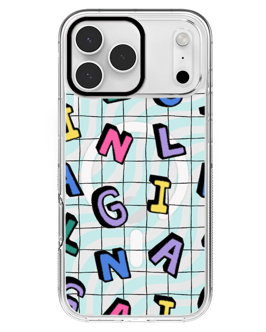 iPhone Rearguard MagSwap - Playful Monogram 2.0
