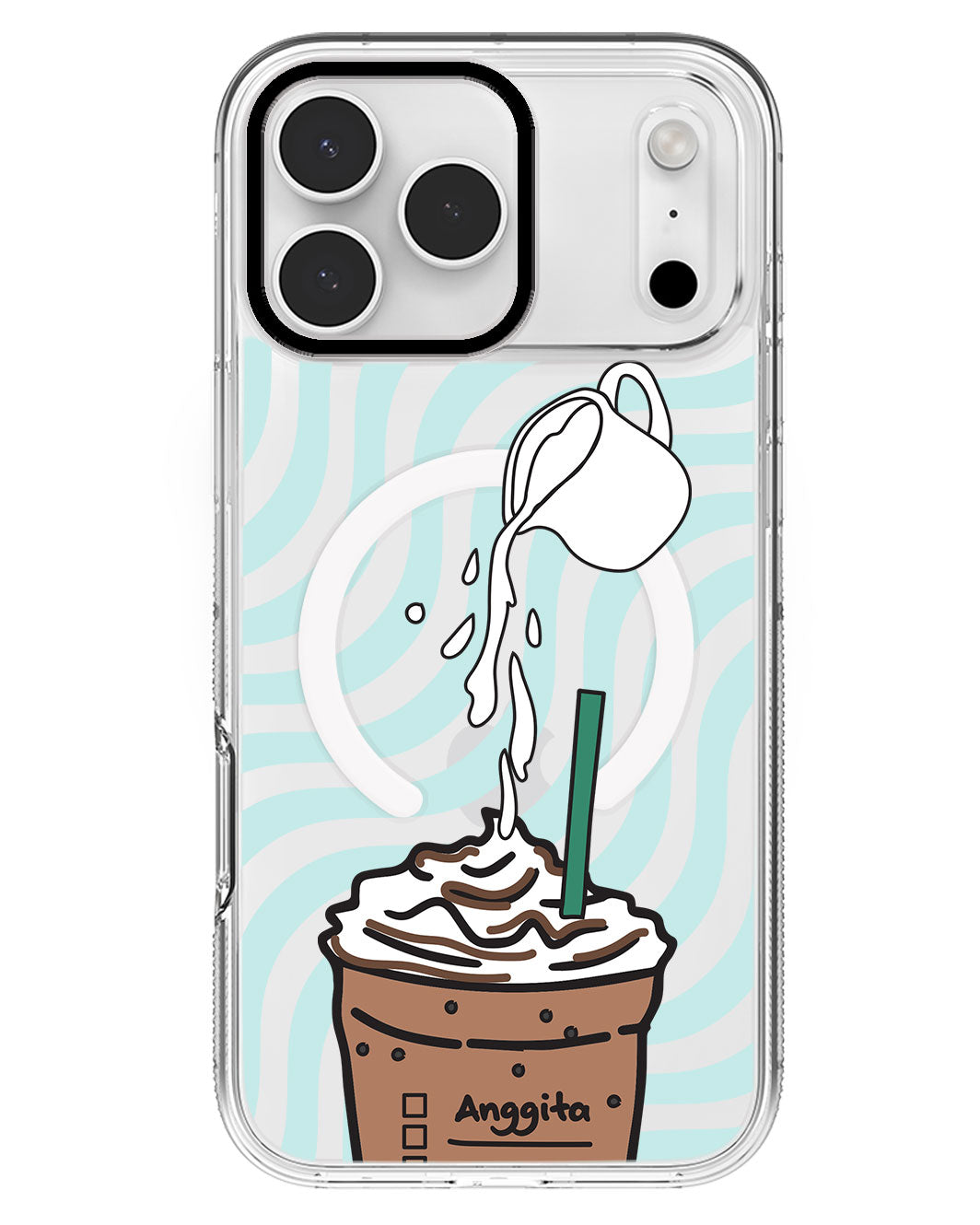 iPhone Rearguard MagSwap - Coffee Frappe