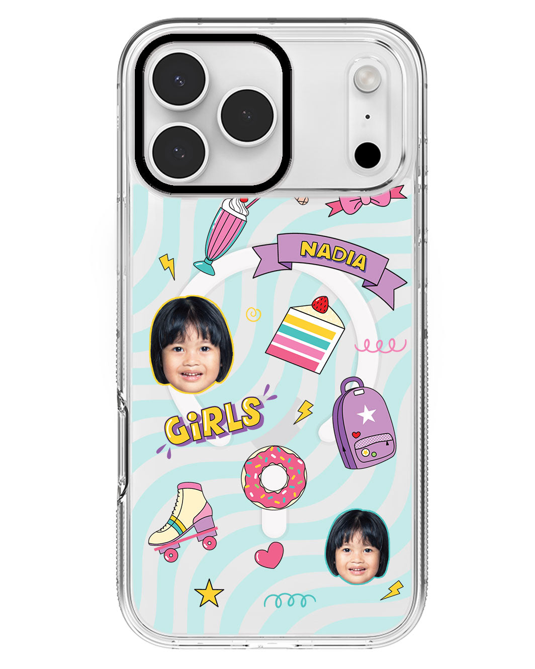 iPhone Rearguard MagSwap - Face Grid Comic