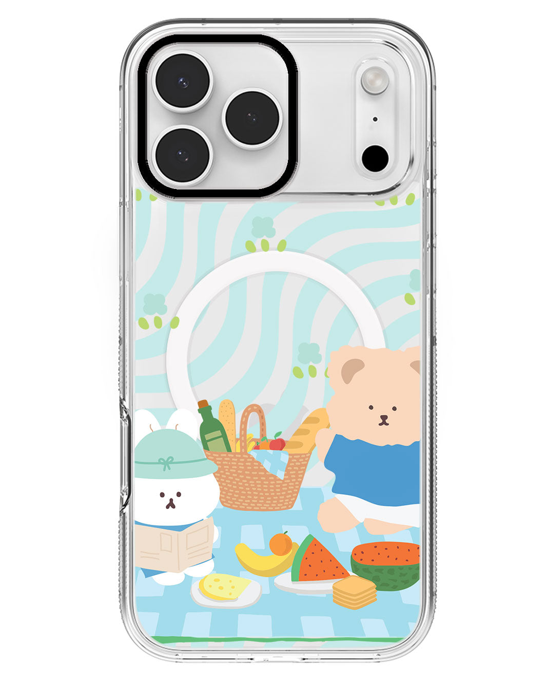 iPhone Rearguard MagSwap - Picnic Bear Blue