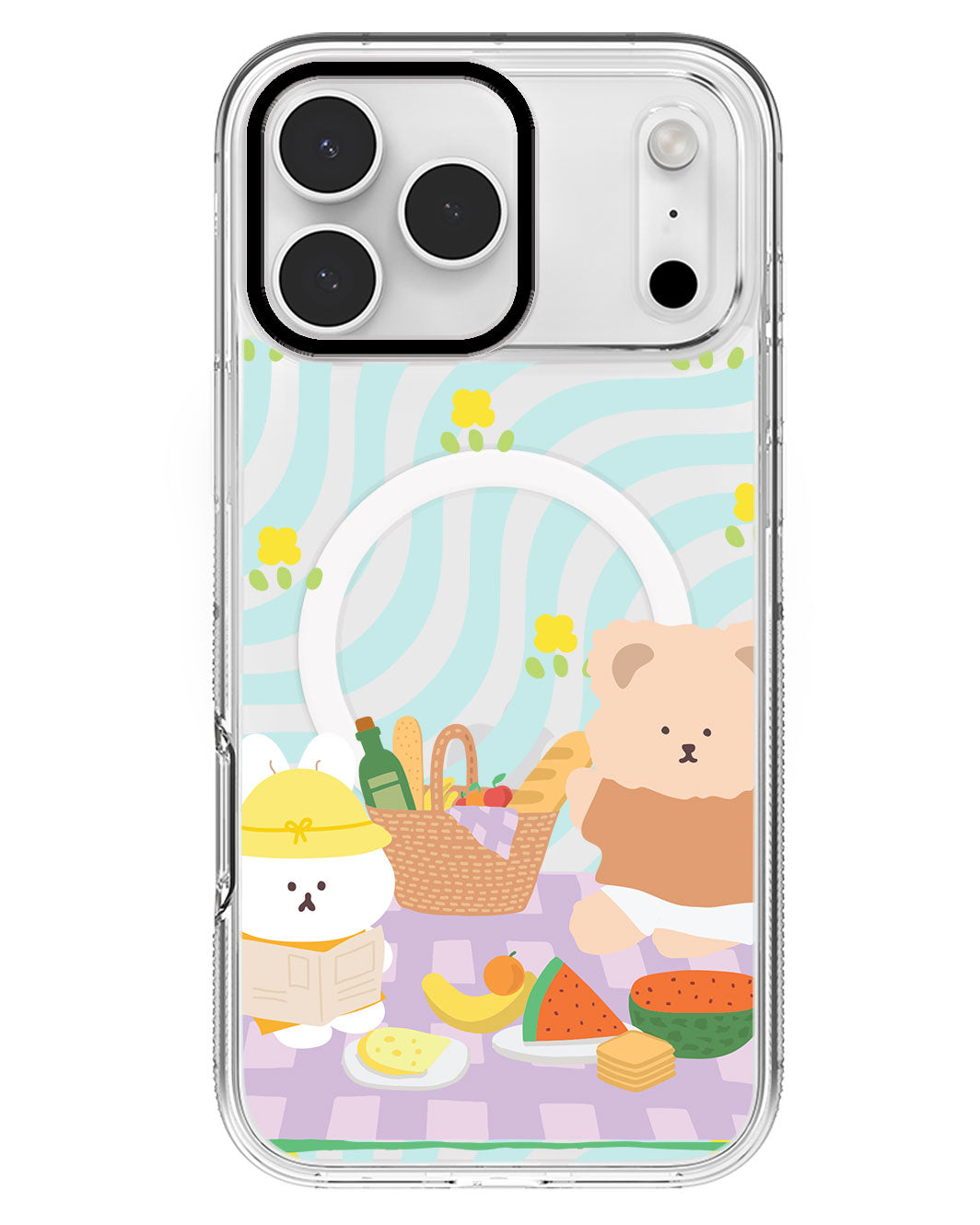 iPhone Rearguard MagSwap - Picnic Bear Lilac