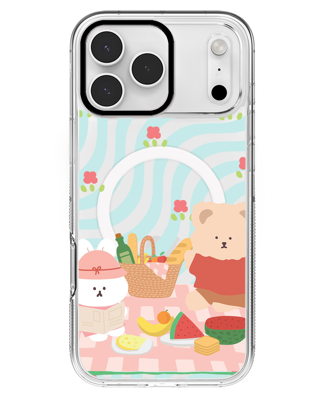 iPhone Rearguard MagSwap - Picnic Bear Pink