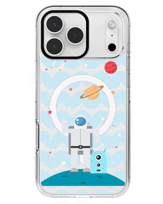 iPhone Rearguard MagSwap - Blue Alien