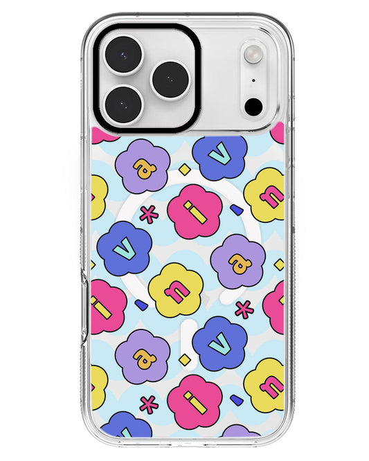 iPhone Rearguard MagSwap - CUSTOM MONOGRAM 3.0 Flower Petals 2.0