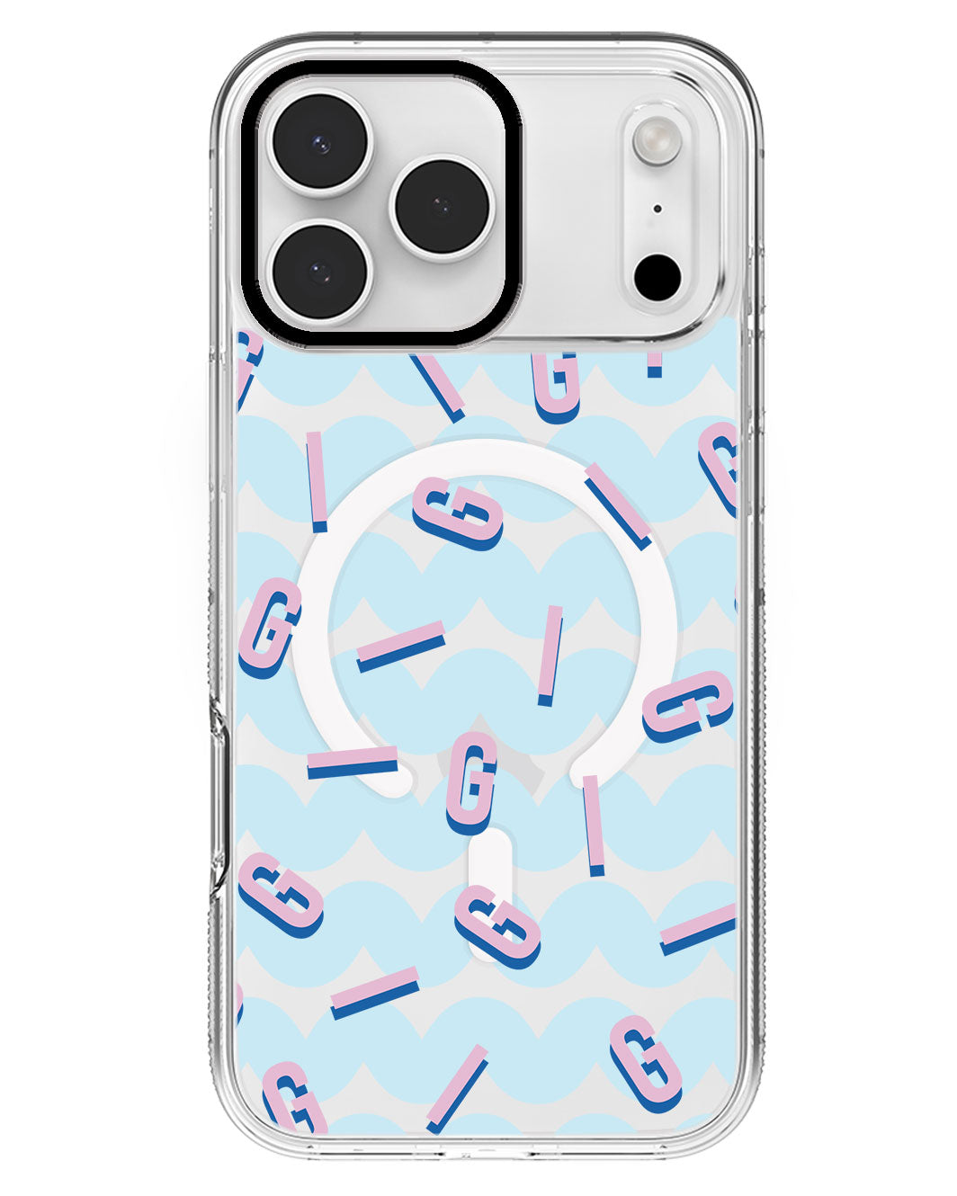 iPhone Rearguard MagSwap - CUSTOM MONOGRAM 1.0 Cotton Candy