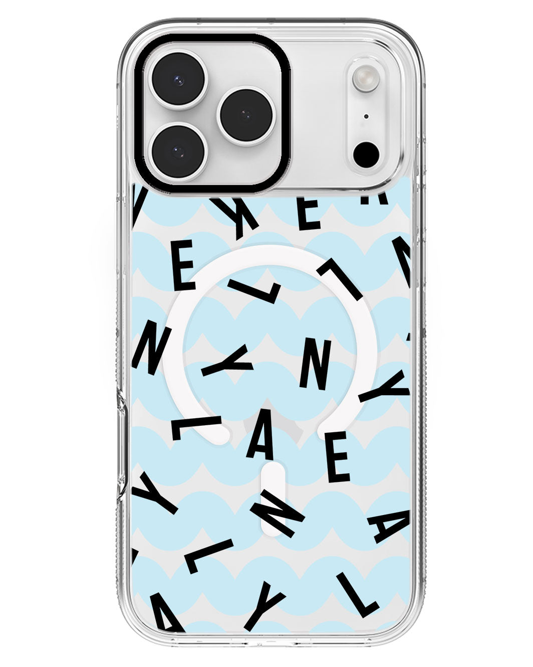 iPhone Rearguard MagSwap - CUSTOM MONOGRAM 2.0 Noir